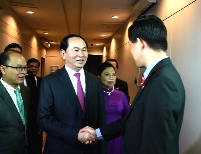 Chủ tịch nước Trần Đại Quang bắt đầu thăm cấp Nhà nước Singapore